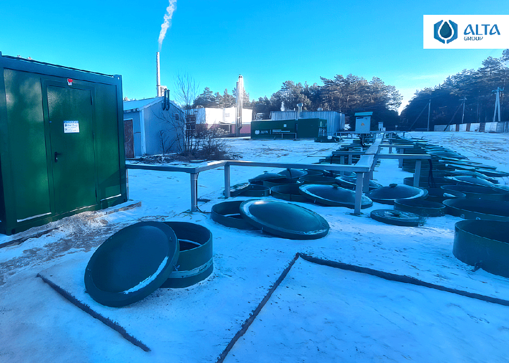 Хозяйственно-бытовой сток - 300 м3 в сутки, Санаторий «Вяжути», Республика Беларусь