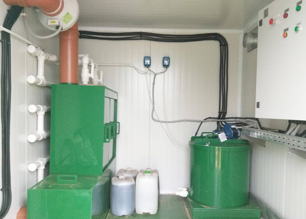 Хозяйственно-бытовой сток - 30м3 в сутки, коммунальные очистные сооружения поселка, п. Новый Киструс, Рязанская обл.