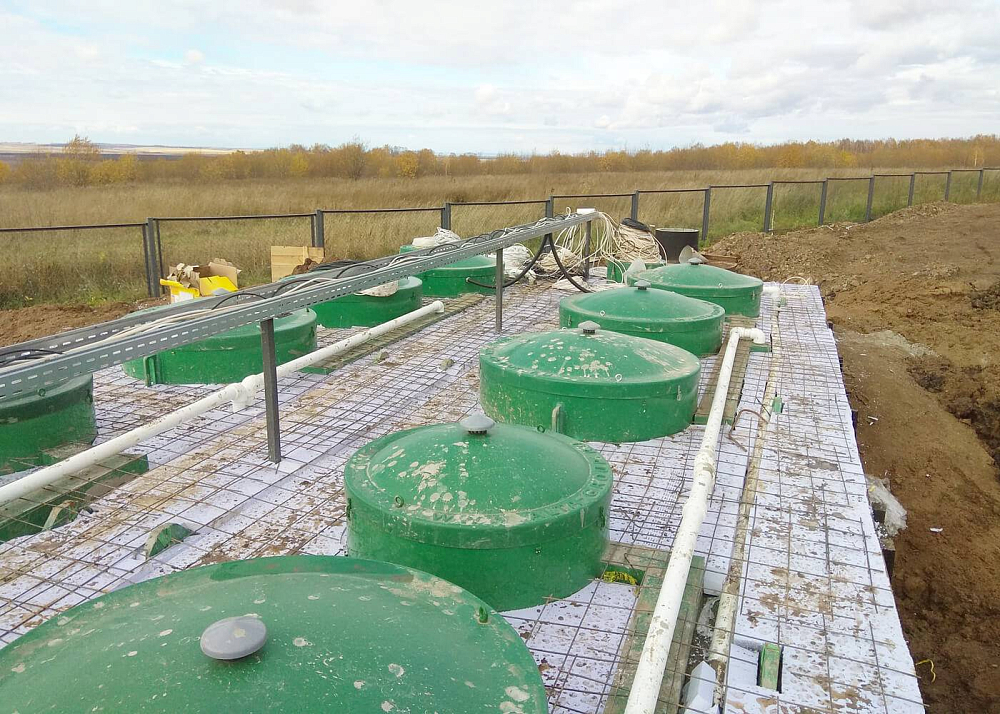 Хозяйственно-бытовой сток - 400 м3 в сутки, поселок Балахта, Красноярский край